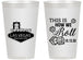 Personalized Bachelor Party 14 oz Frosted Cups - Last Vegas | 40061