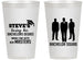 Personalized Bachelor Party 14 oz Frosted Cups - Squad | 40068