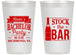 Personalized Bachelor Party 14 oz Frosted Cups - Stock The Bar | 40073