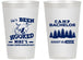 Personalized Bachelor Party 14 oz Frosted Cups - Fishing | 40080