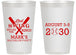 Personalized Bachelor Party 14 oz Frosted Cups - Baseball | 40086