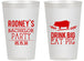 Personalized Bachelor Party 14 oz Frosted Cups - Bbq | 40088