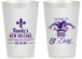 Personalized Bachelor Party 14 oz Frosted Cups - Mardi Gras | 40089