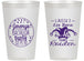 Personalized Bachelor Party 14 oz Frosted Cups - Mardi Gras | 40090