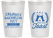 Personalized Bachelor Party 14 oz Frosted Cups - One Last Toast | 40095