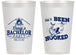 Personalized Bachelor Party 14 oz Frosted Cups - Fishing Hooked | 40096