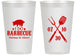 Personalized Wedding 14 oz Frosted Cups - I Do Barbecue Bbq | 410