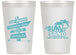 Personalized Wedding 14 oz Frosted Cups - Sun Sand Drink In My Hand | 416