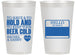 Personalized Wedding 14 oz Frosted Cups - Hello My Name Is | 418