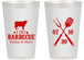 Personalized Wedding 14 oz Frosted Cups - I Do Barbecue Bbq | 433