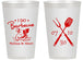 Personalized Wedding 14 oz Frosted Cups - I Do Barbecue Bbq | 446