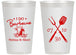 Personalized Wedding 14 oz Frosted Cups - I Do Barbecue Bbq | 447