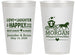 Personalized Wedding 14 oz Frosted Cups - Happily Ever After | 452