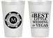 Personalized Wedding 14 oz Frosted Cups - Las Vegas | 457