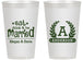 Personalized Wedding 14 oz Frosted Cups - Monogram | 464