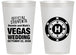 Personalized Wedding 14 oz Frosted Cups - Las Vegas | 467