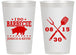 Personalized Wedding 14 oz Frosted Cups - I Do Barbecue Bbq | 473