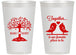 Personalized Wedding 14 oz Frosted Cups - Love Birds | 481