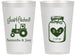 Personalized Wedding 14 oz Frosted Cups - Just Hitched Mason Jar | 483