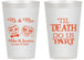 Personalized Wedding 14 oz Frosted Cups - Til Death Do Us Part | 487