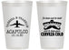 Personalized Wedding 14 oz Frosted Cups - Destination | 496