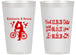 Personalized Wedding 14 oz Frosted Cups - First Date Will You I Do | 497