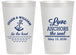 Personalized Wedding 14 oz Frosted Cups - Love Anchors The Soul | 498