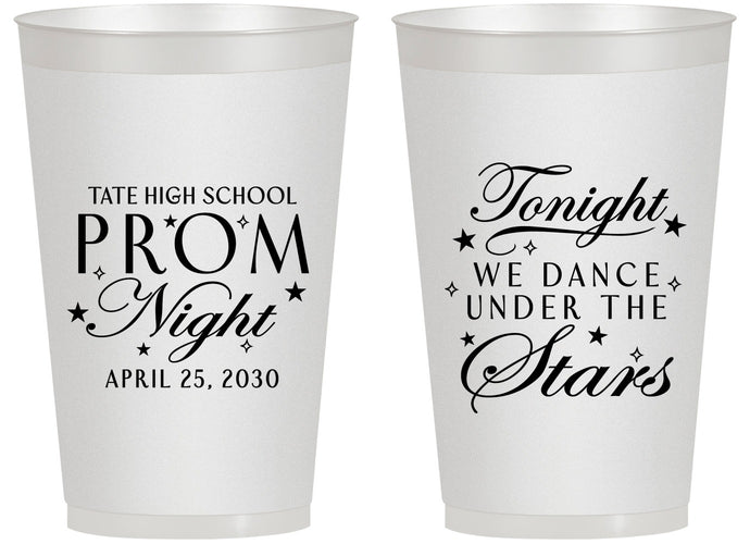 Personalized Prom 14 oz Frosted Cups - Tonight We Dance | 50000