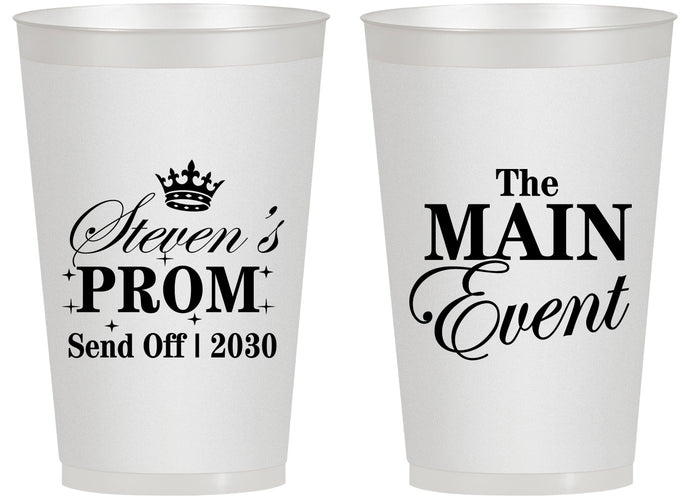 Personalized Prom 14 oz Frosted Cups - Send Off | 50008