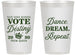 Personalized Prom 14 oz Frosted Cups - Queen Vote | 50016
