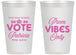 Personalized Prom 14 oz Frosted Cups - Queen Vote | 50017