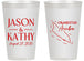 Personalized Wedding 14 oz Frosted Cups - Aruba | 504
