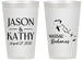 Personalized Wedding 14 oz Frosted Cups - Bahamas | 506