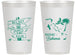 Personalized Wedding 14 oz Frosted Cups - Bahamas | 507