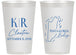 Personalized Wedding 14 oz Frosted Cups - Belize | 510