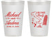 Personalized Wedding 14 oz Frosted Cups - Italy | 515