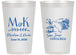 Personalized Wedding 14 oz Frosted Cups - Costa Rica | 519