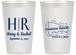 Personalized Wedding 14 oz Frosted Cups - Domincan Republic | 522
