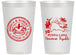 Personalized Wedding 14 oz Frosted Cups - Domincan Republic | 523