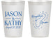 Personalized Wedding 14 oz Frosted Cups - Guam | 526