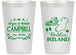 Personalized Wedding 14 oz Frosted Cups - Ireland | 529