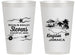 Personalized Wedding 14 oz Frosted Cups - Jamaica | 531