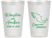 Personalized Wedding 14 oz Frosted Cups - Mexico | 534