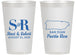 Personalized Wedding 14 oz Frosted Cups - Puerto Rico | 538