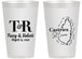 Personalized Wedding 14 oz Frosted Cups - St Lucia | 540