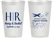 Personalized Wedding 14 oz Frosted Cups - Cayman Island | 544