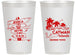 Personalized Wedding 14 oz Frosted Cups - Cayman Island | 545