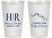 Personalized Wedding 14 oz Frosted Cups - Turks And Caicos | 546