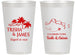 Personalized Wedding 14 oz Frosted Cups - Turks And Caicos | 547