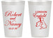 Personalized Wedding 14 oz Frosted Cups - England | 548